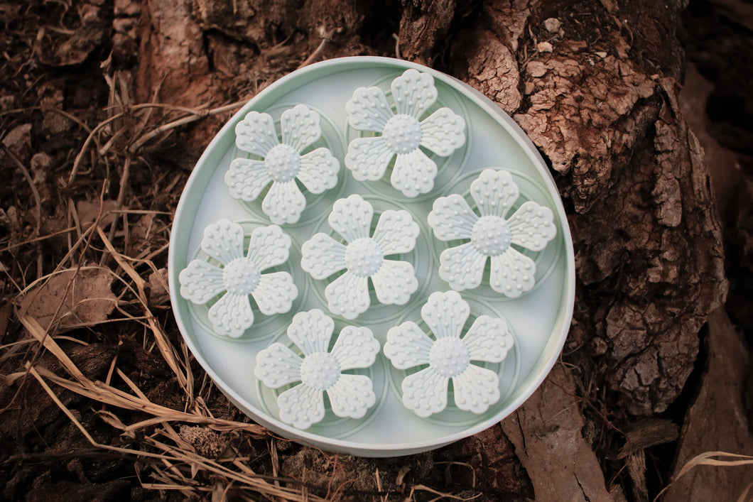 Plato antiestrés de flores