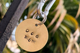 Keychain simple "Dog Mom"